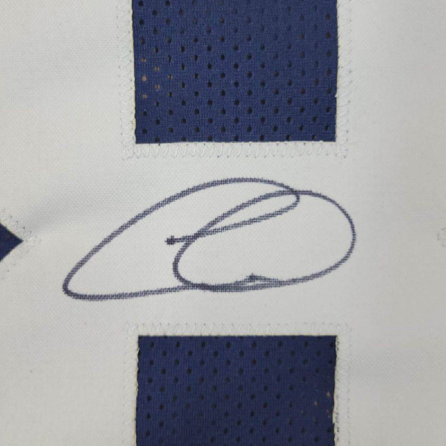 Framed Autographed/Signed CeeDee Lamb 35x39 Dallas Thanksgiving Day Football Jersey JSA COA