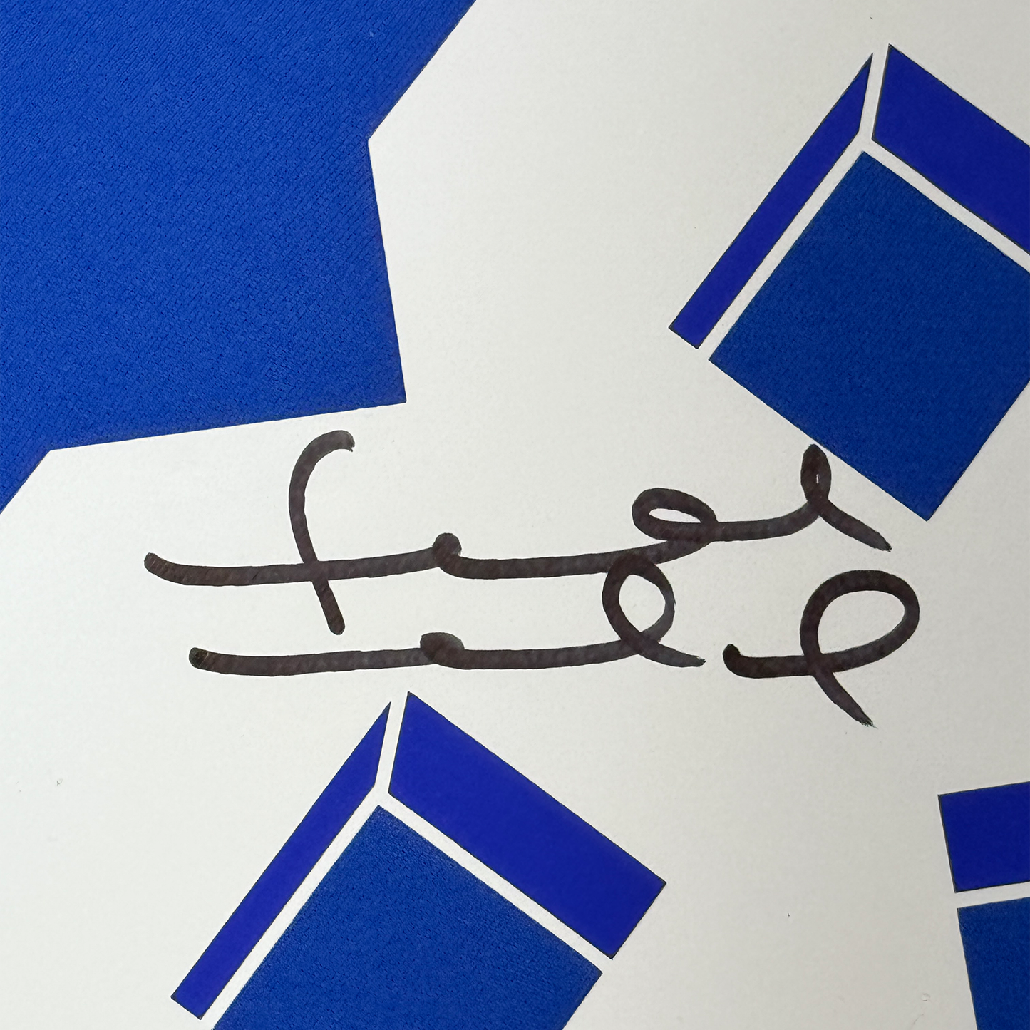 Framed Autographed/Signed Frank Lampard 35x39 Chelsea FC Blue Soccer Futbol Jersey Beckett BAS COA #2