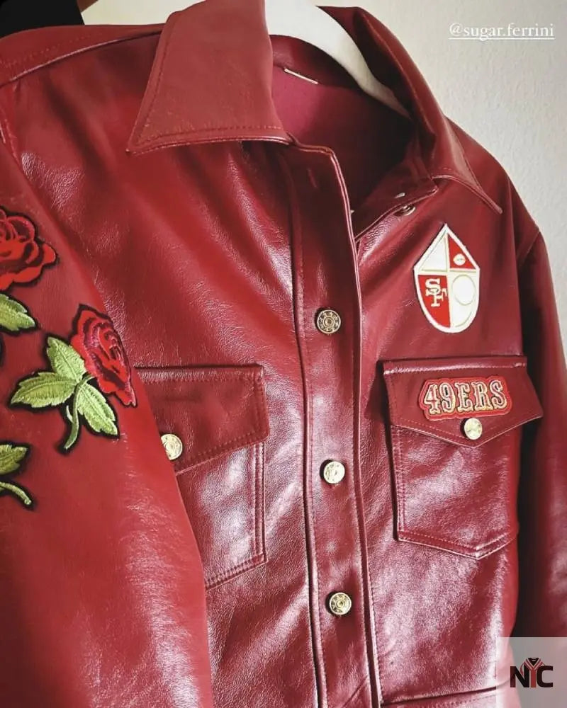 Lana Del Rey Super Bowl LVIII Red Jacket