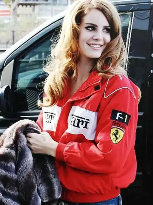 Lana Del Rey Ferrari Bomber Jacket