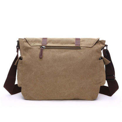 Large Travel Canvas Messenger Bag