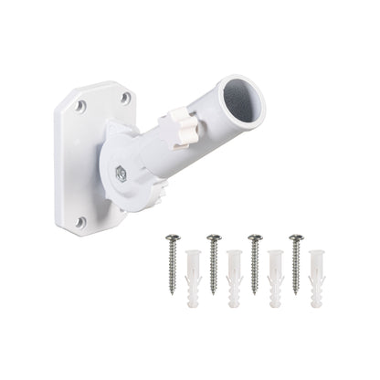 White Metal Flag Bracket