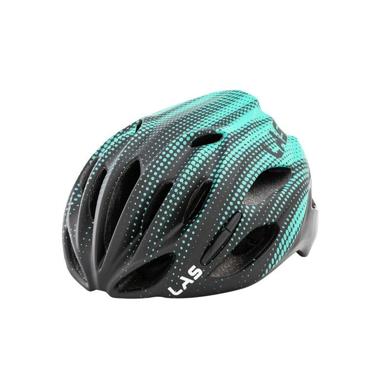 LAS Cobalto Cycling Helmet - Cosmic Black/Aqua