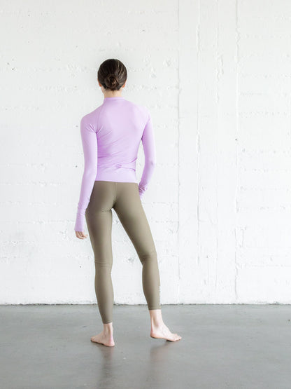 Women's Swim Leggings - Cappucino