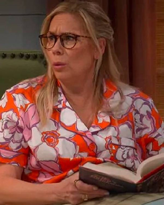 Leanne S01 Leanne Morgan Floral Print Pajamas
