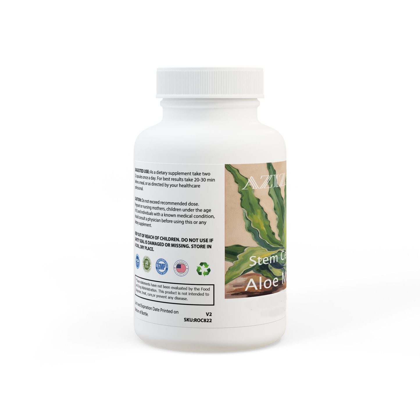 Aloe Macroclada Stem Cell Activation Capsules and Powder