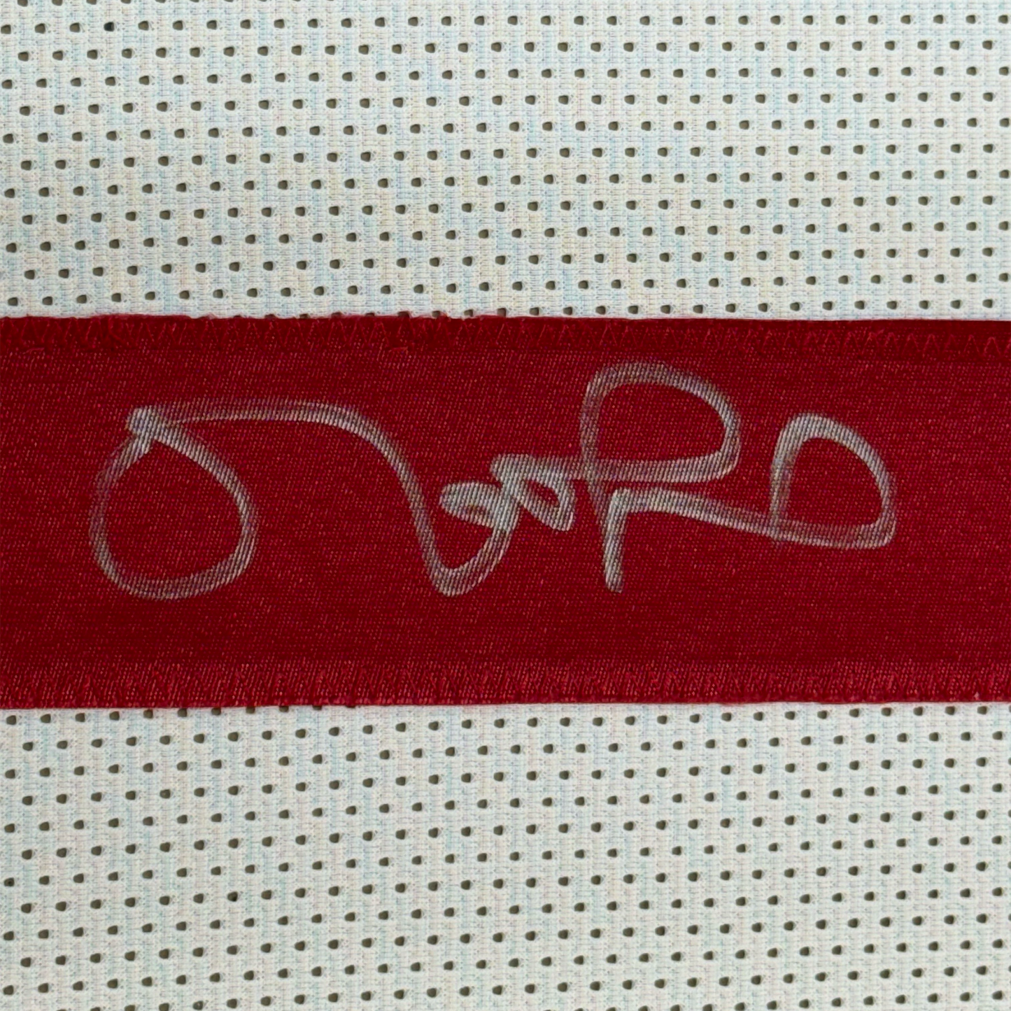 Framed Autographed/Signed Matt Leinart 35x39 USC White Football Jersey JSA COA