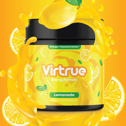 Lemonade Pre-Workout Energy Powder + Focus Boost & Hydration | Sugar Free