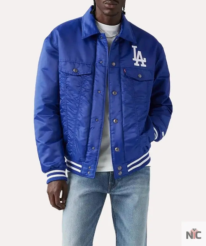 Levis x Starter Los Angeles Dodgers Jacket