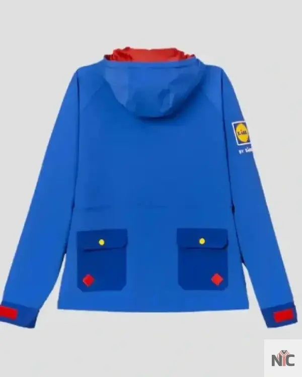 Lidl by Lidl Blue Hooded Parka Jacket