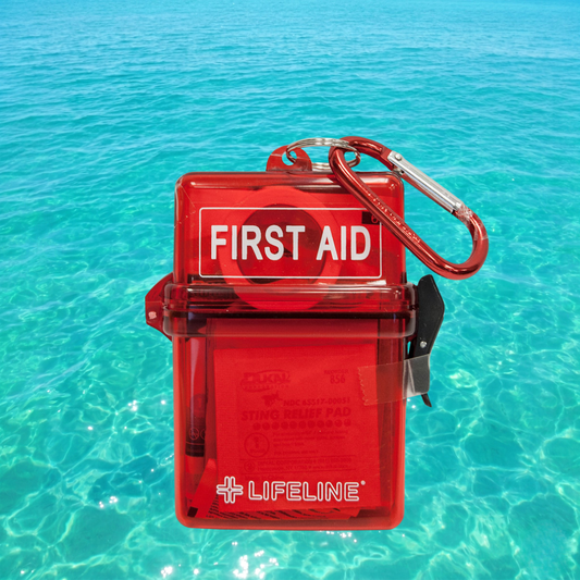 LifeLine First Aid WATERPROOF FIRST AID KIT for Water, Snow, and the Outdoors