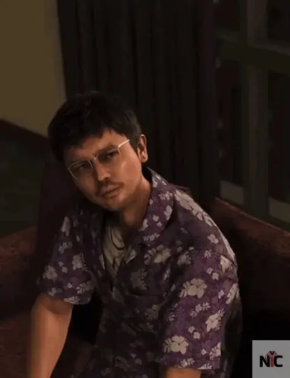 Like A Dragon Infinite Wealth Eric Tomizawa Purple Shirt