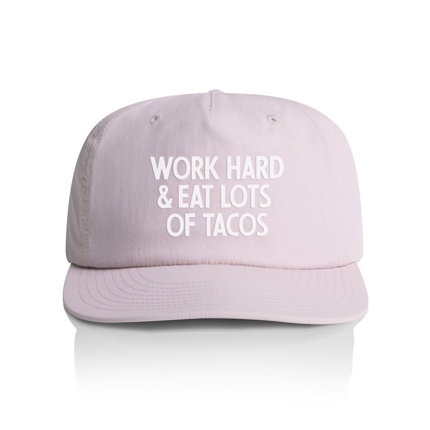 Work Hard & Eat Tacos Nylon Snapback