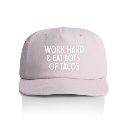 Work Hard & Eat Tacos Nylon Snapback