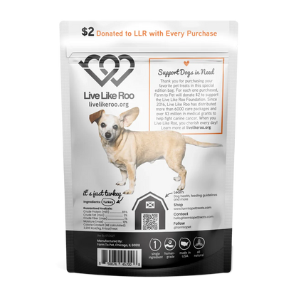 Farm To Pet Live Like Roo Turkey Chips (4oz)