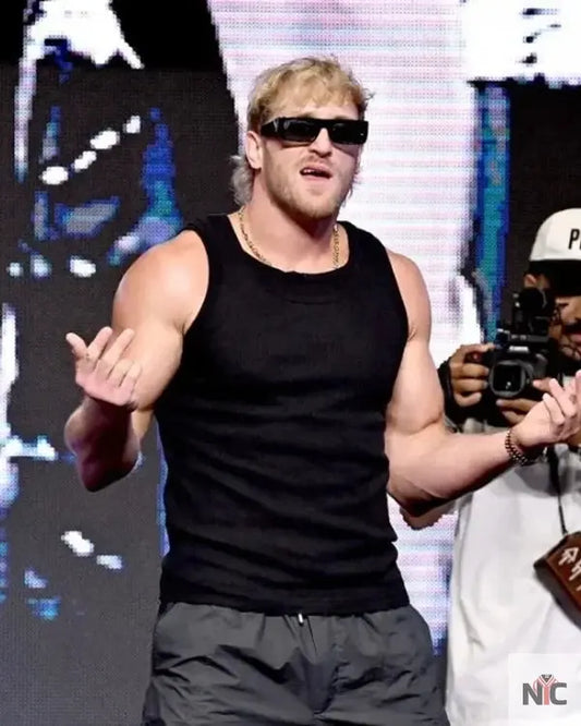 Logan Paul Fanatics Fest NYC 2025 Black Tank Top