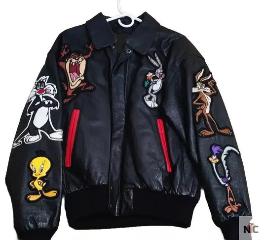 Looney Tunes Warner Brothers Leather Jacket