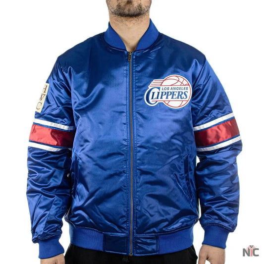 Los Angeles Clippers NBA Heavyweight Satin Jacket
