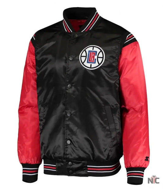 Los Angeles Clippers The Enforcer Black and Red Jacket