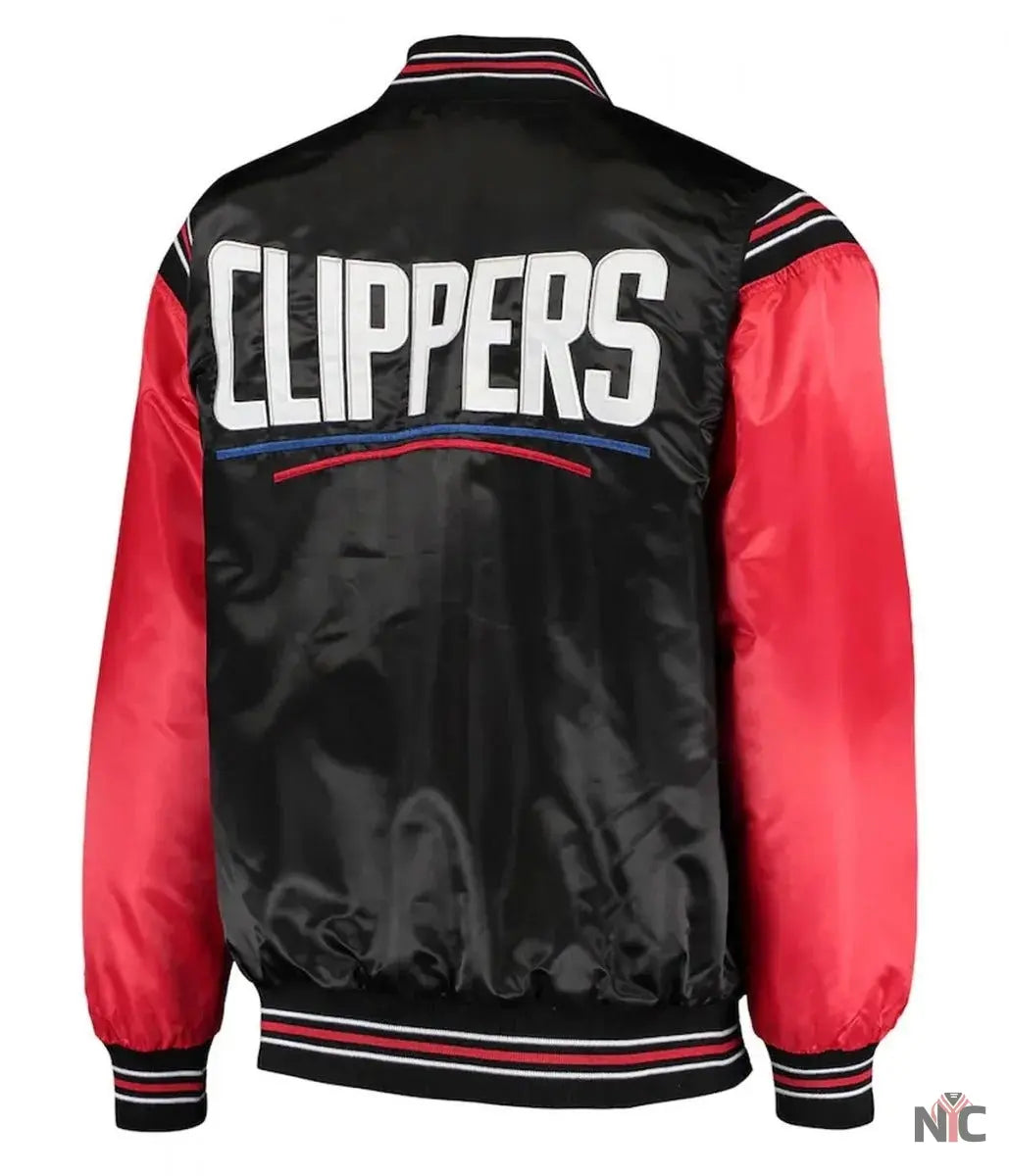 Los Angeles Clippers The Enforcer Black and Red Jacket