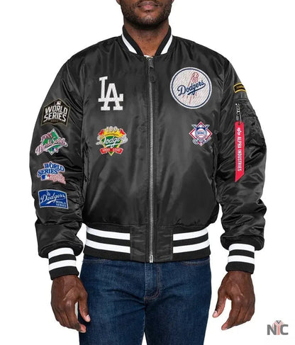Los Angeles Dodgers Alpha Industries Ma-1 Bomber Jacket