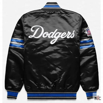 Los Angeles Dodgers Full-Snap Satin Jacket
