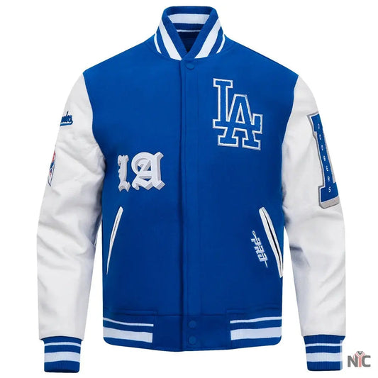 Los Angeles Dodgers Old English Varsity Jacket
