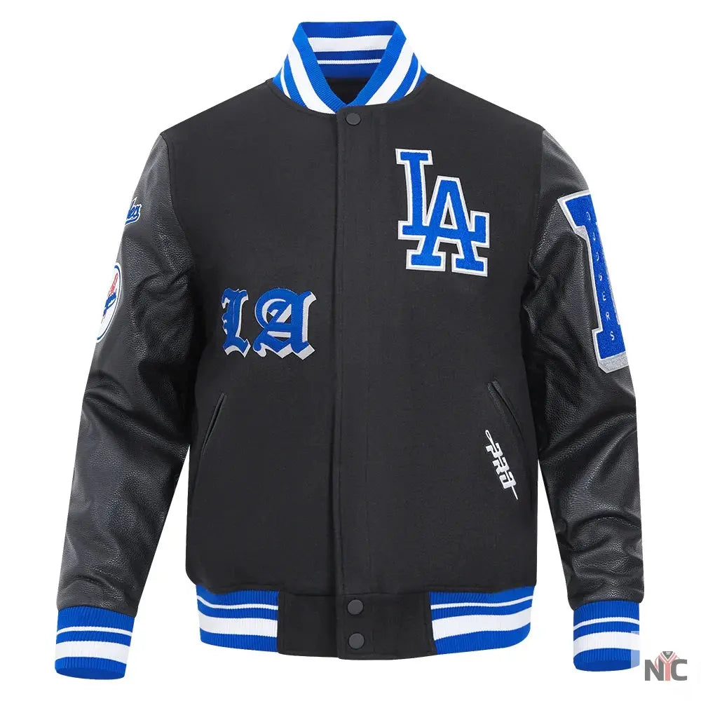 Los Angeles Dodgers Old English Varsity Jacket