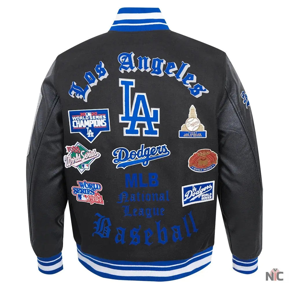 Los Angeles Dodgers Old English Varsity Jacket