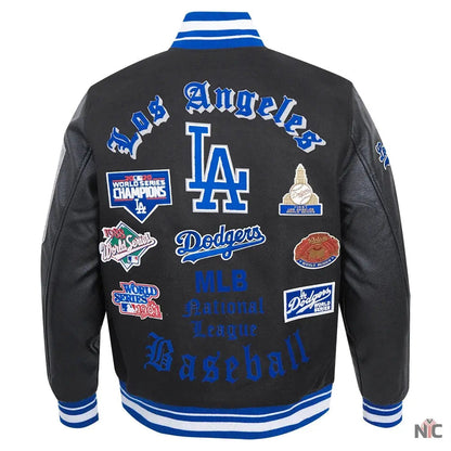 Los Angeles Dodgers Old English Varsity Jacket