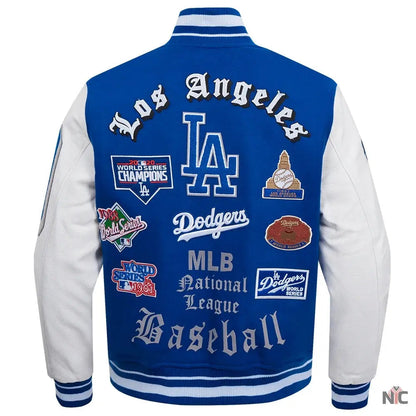 Los Angeles Dodgers Old English Varsity Jacket