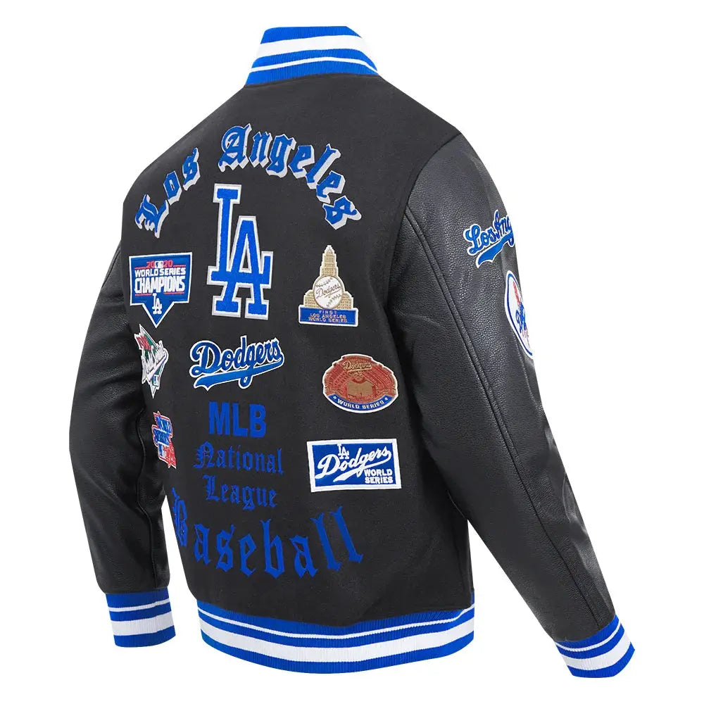Los Angeles Dodgers Old English Varsity Jacket