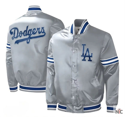 Los Angeles Dodgers Slider Gray Varsity Jacket