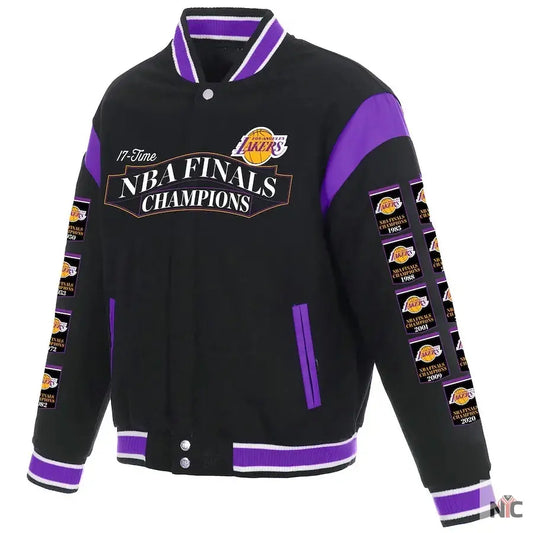 Los Angeles Lakers Champions Full Snap Jacket