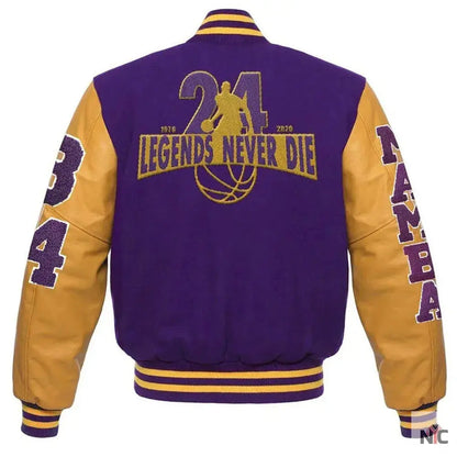 Los Angeles Lakers Kobe Bryant Mamba Letterman Jacket