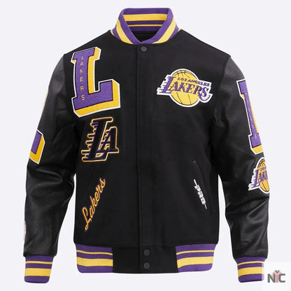 Los Angeles Lakers Mashup Varsity Jacket