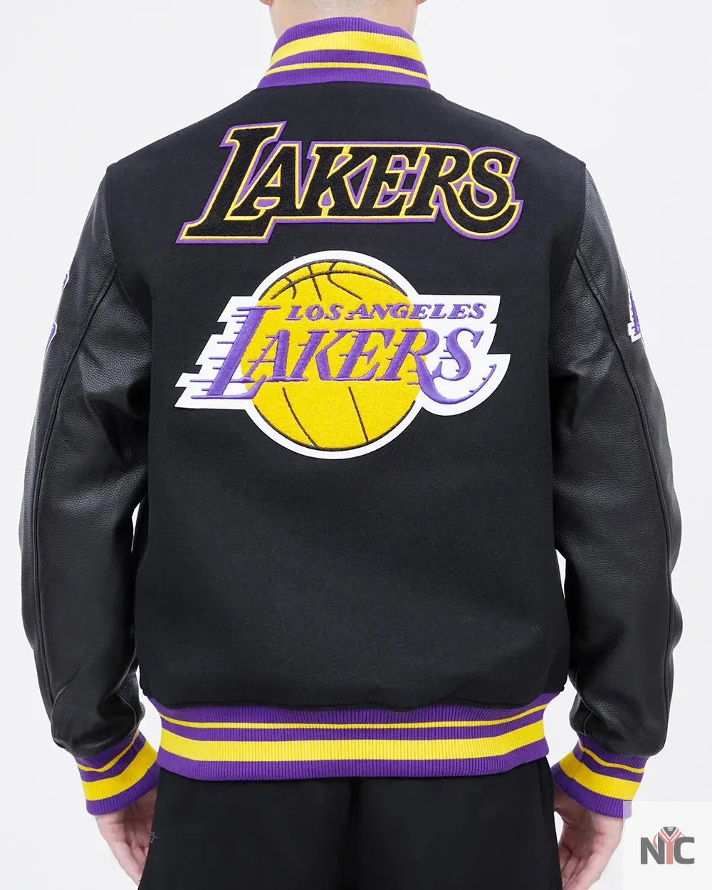 Los Angeles Lakers Retro Classic Rib Wool Varsity Jacket