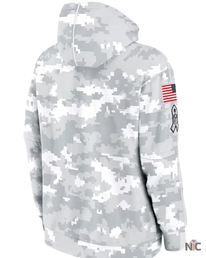 Los Angeles Rams Salute To Service Camo 2024 Hoodie