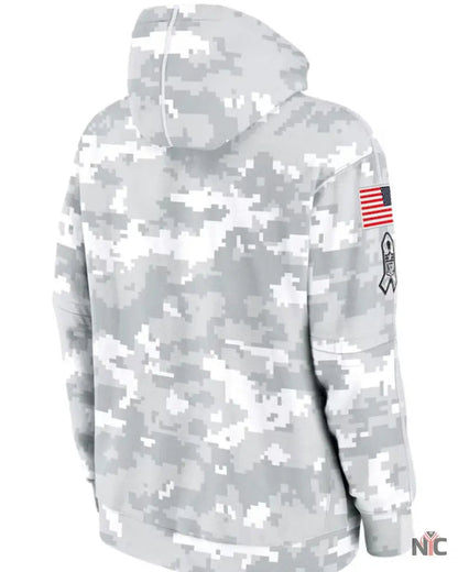 Los Angeles Rams Salute To Service Camo 2024 Hoodie