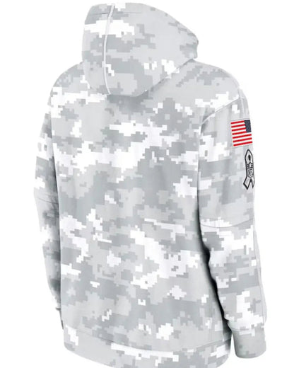 Los Angeles Rams Salute To Service Camo 2024 Hoodie