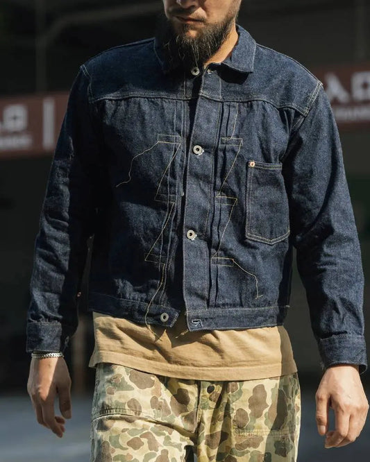 Lot 44806XX WWII Type 1 Selvedge Denim Jacket