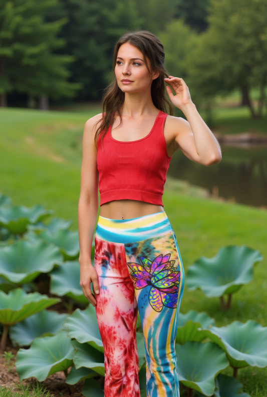 Lotus Flare Flare leggings