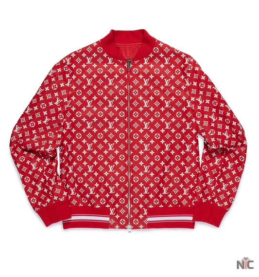 Louis Vuitton Supreme LV Baseball Varsity Jacket
