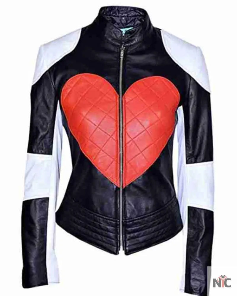 Love Heart Kylie Minogue Leather Jacket