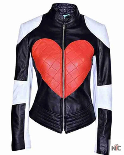 Love Heart Kylie Minogue Leather Jacket