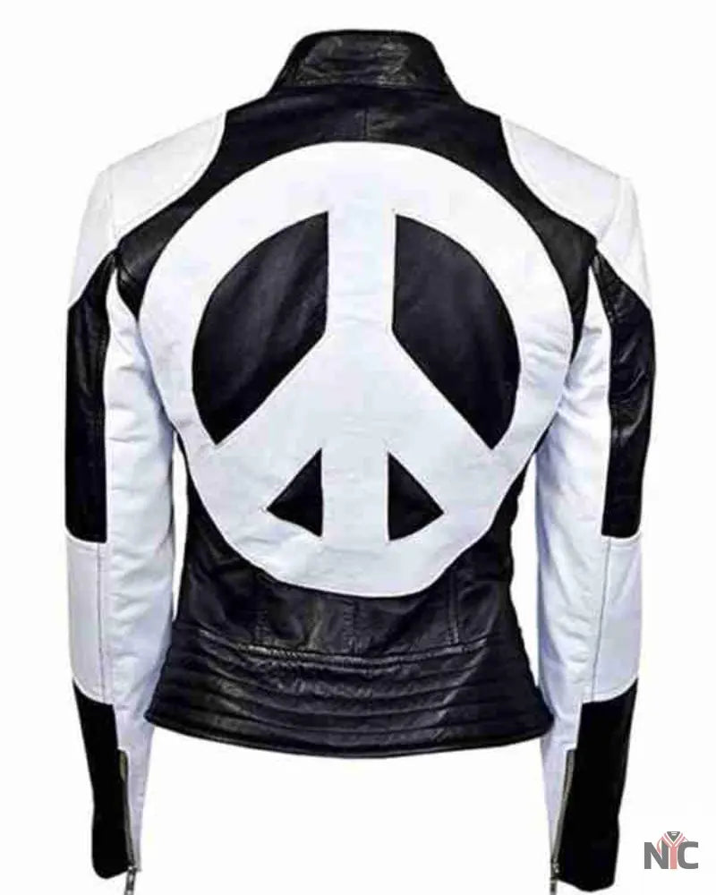 Love Heart Kylie Minogue Leather Jacket