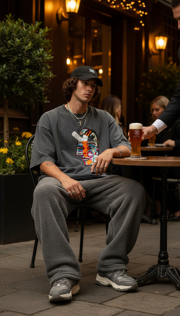 Love Pillcaso Snow Wash Raw-Hem Boxy T-shirt