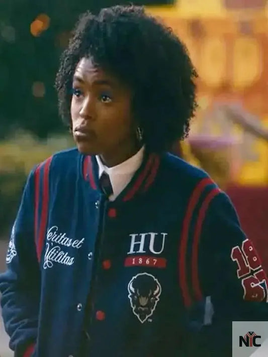 Lovie Simone Forever S01 Blue Varsity Jacket