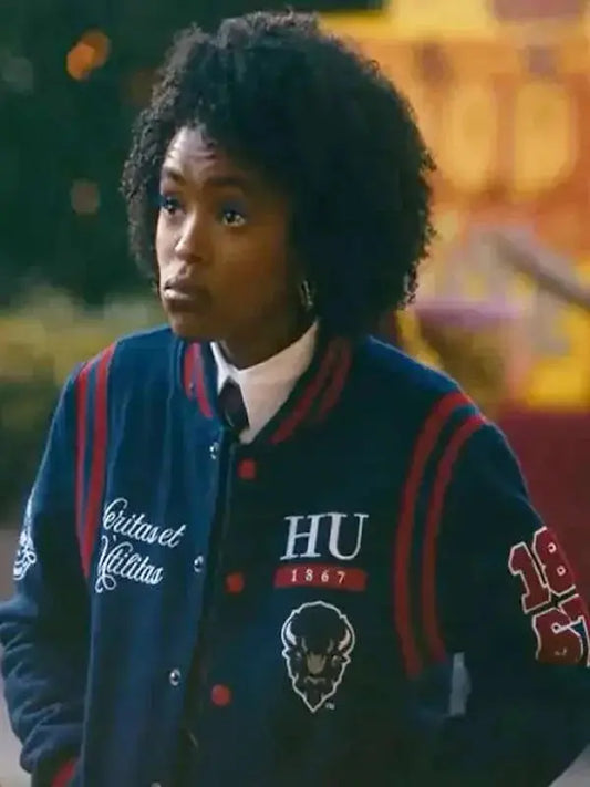 Lovie Simone Forever S01 Blue Varsity Jacket