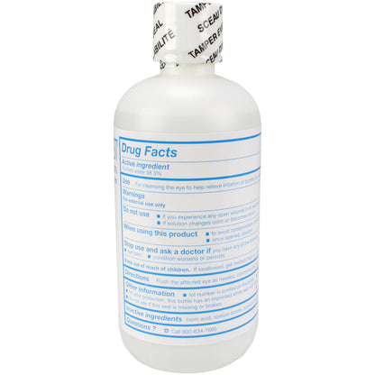 Eye Wash - Plastic Bottle - One Time Use - 8 oz